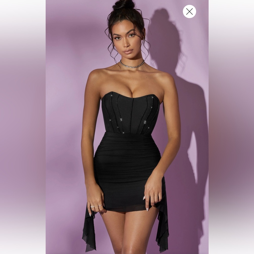 Oh Polly black mini dress size 0